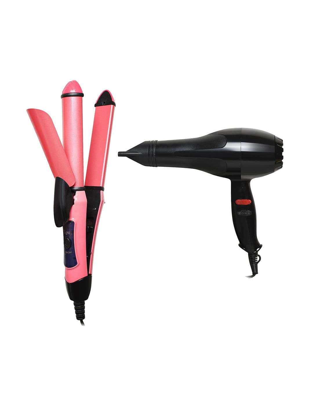 NIRVANI 2888 Professional Hair Dryer & NHC-2009 Hair Straightener Cum Curler - view 1