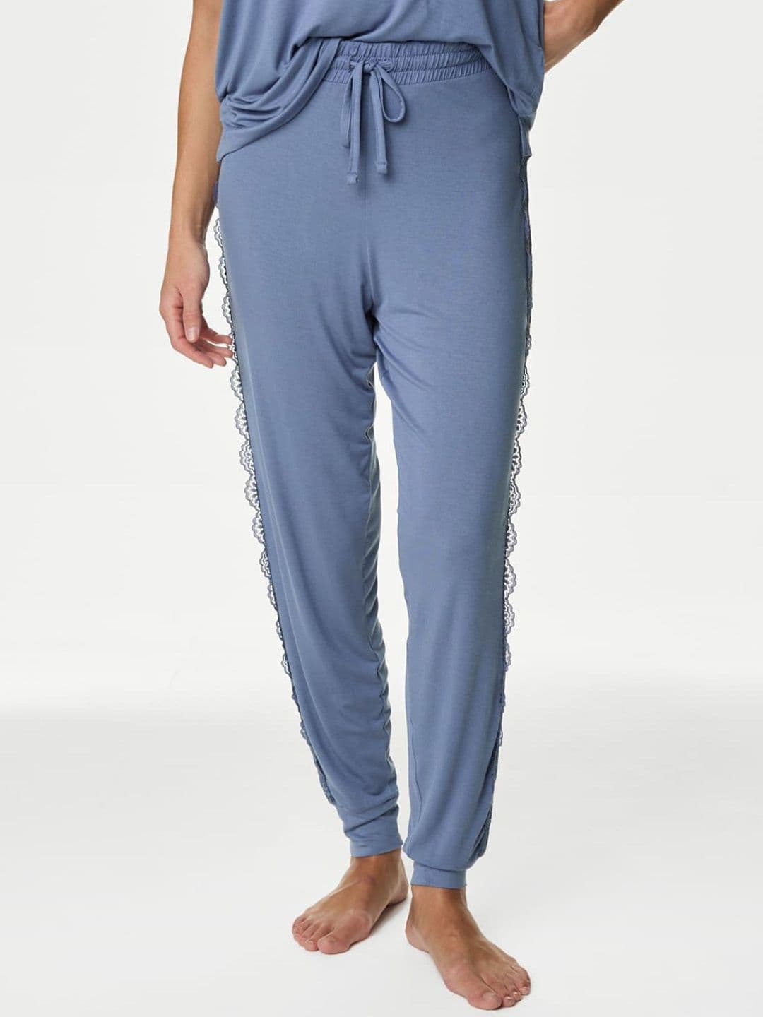 Marks & Spencer Body Soft Lace Detail Lounge Joggers - view 1