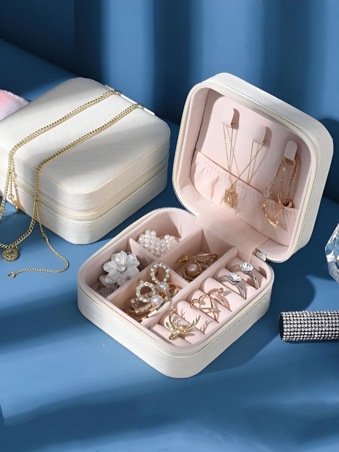 Estele White Set of 1 Regular Jewellery Organiser Organisers - view 1
