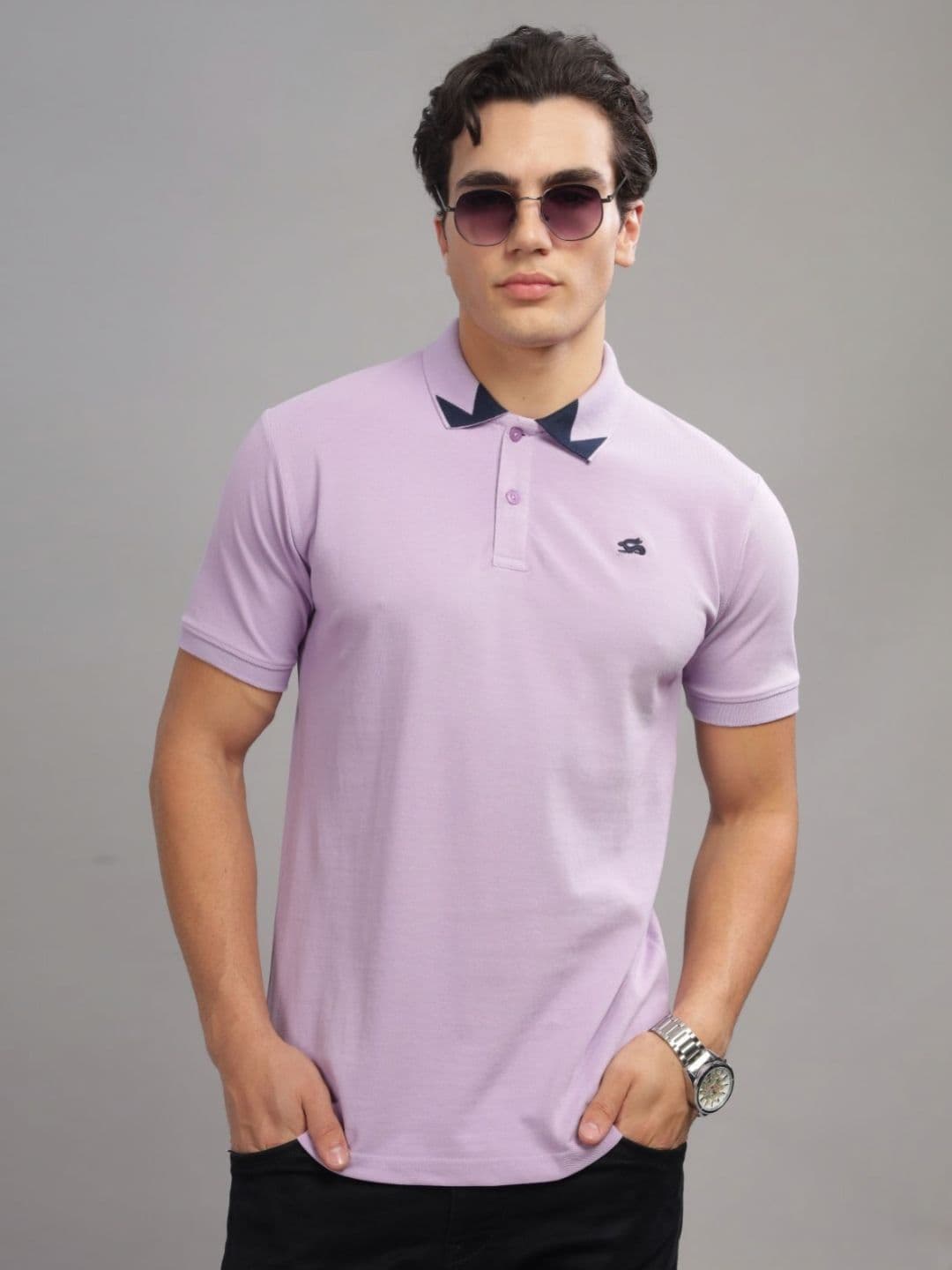 ADRO Men Polo Collar T-shirt - view 1