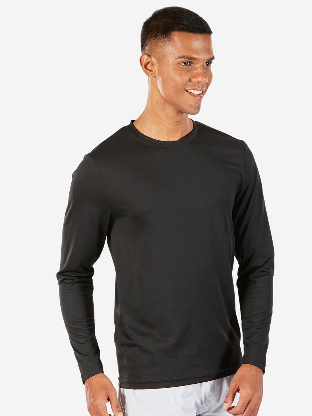Decathlon Domyos - Men Black Vayu N07A Stretchable T-shirt - view 1