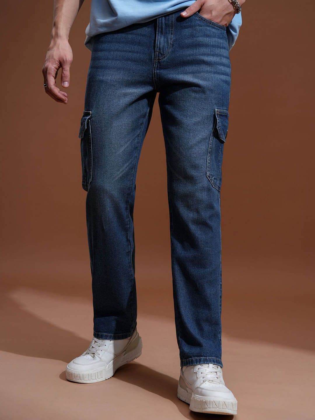 HIGHLANDER Men Straight Fit Light Fade Jeans - view 1