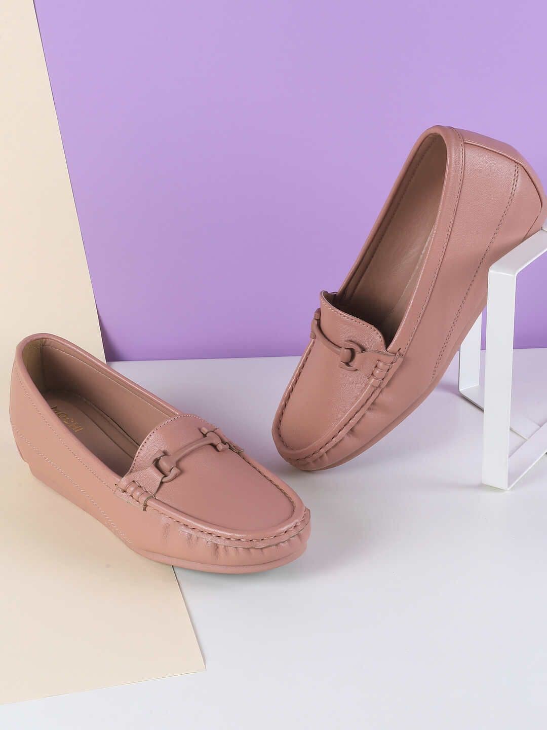 Mochi Women Round Toe Slip On Loafers - view 1