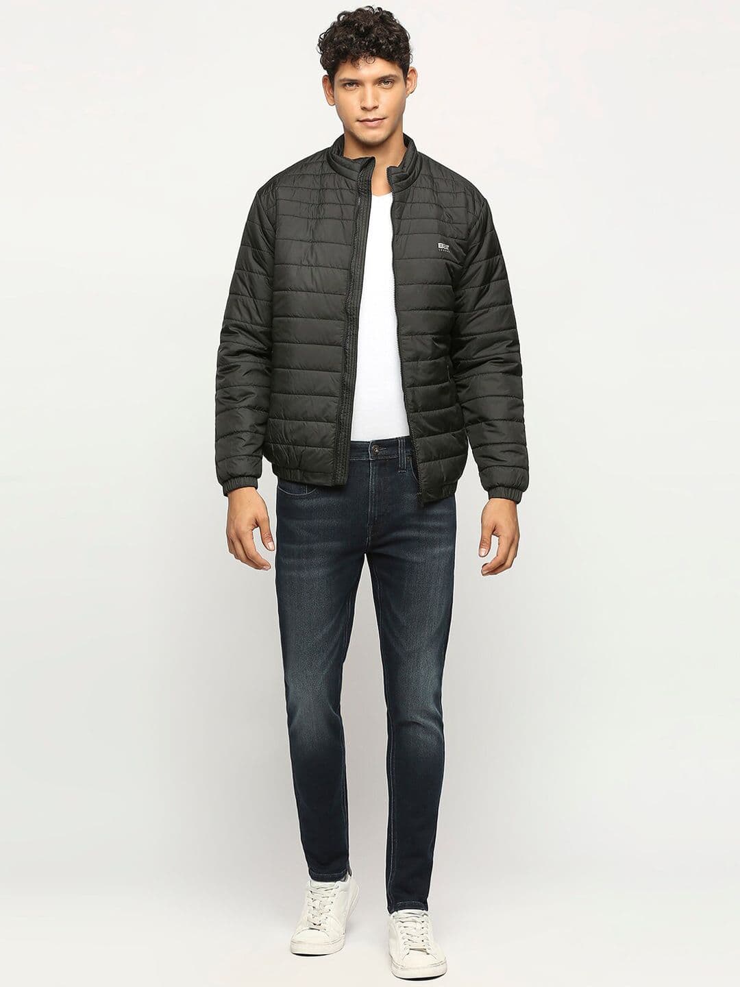 BEAT LONDON by PEPE JEANS Mock Collar Lightweight Puffer Jacket - view 1