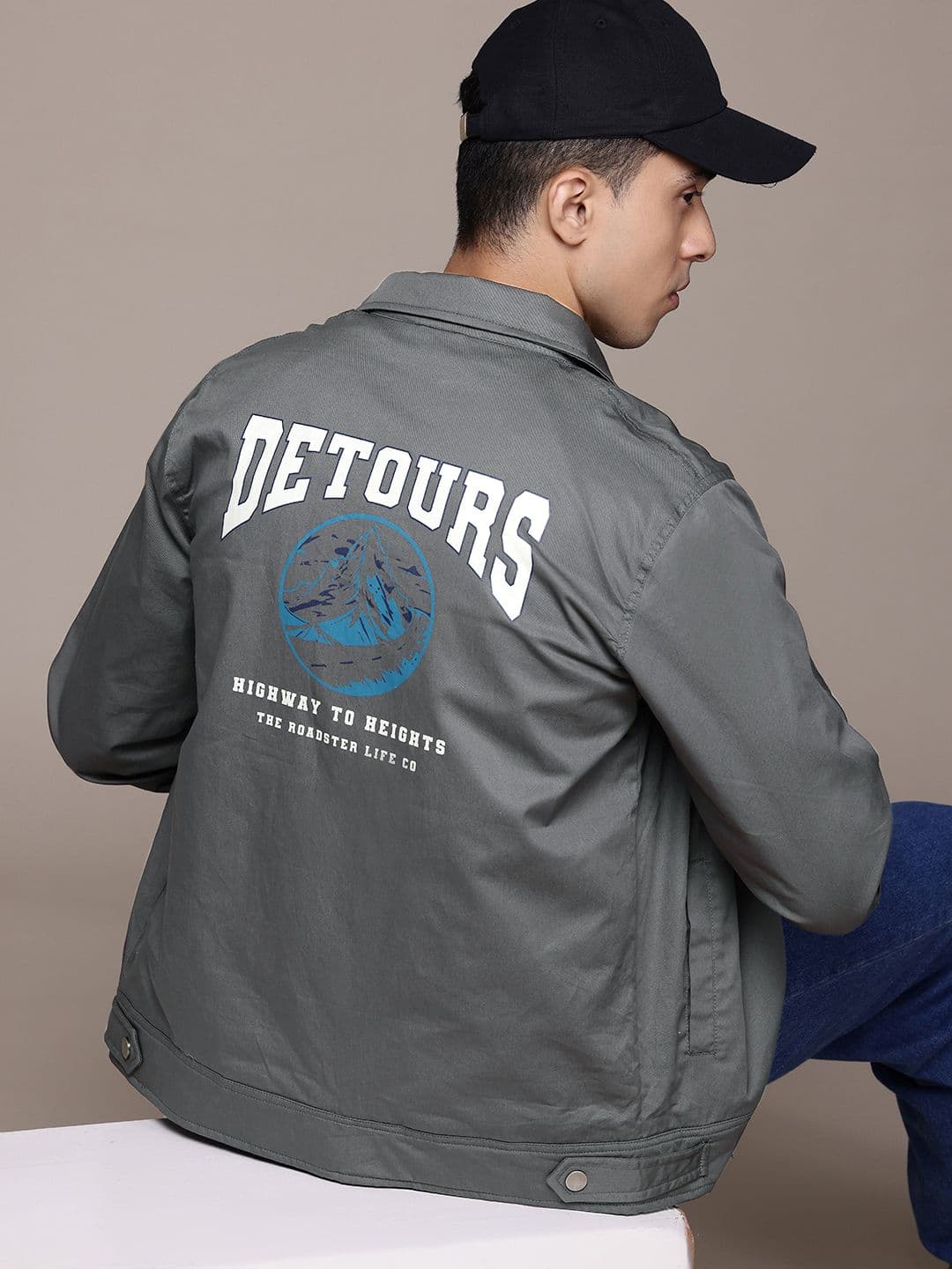 The Roadster Lifestyle Co. Typography Print Tailored Jacket - view 1