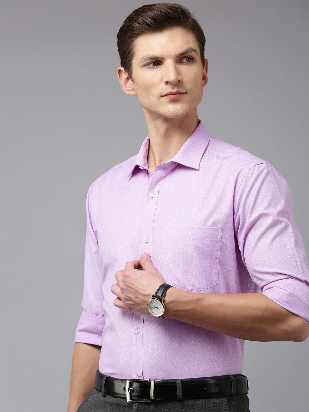 Park Avenue Men Pure Cotton Slim Fit Formal Shirt - view 1