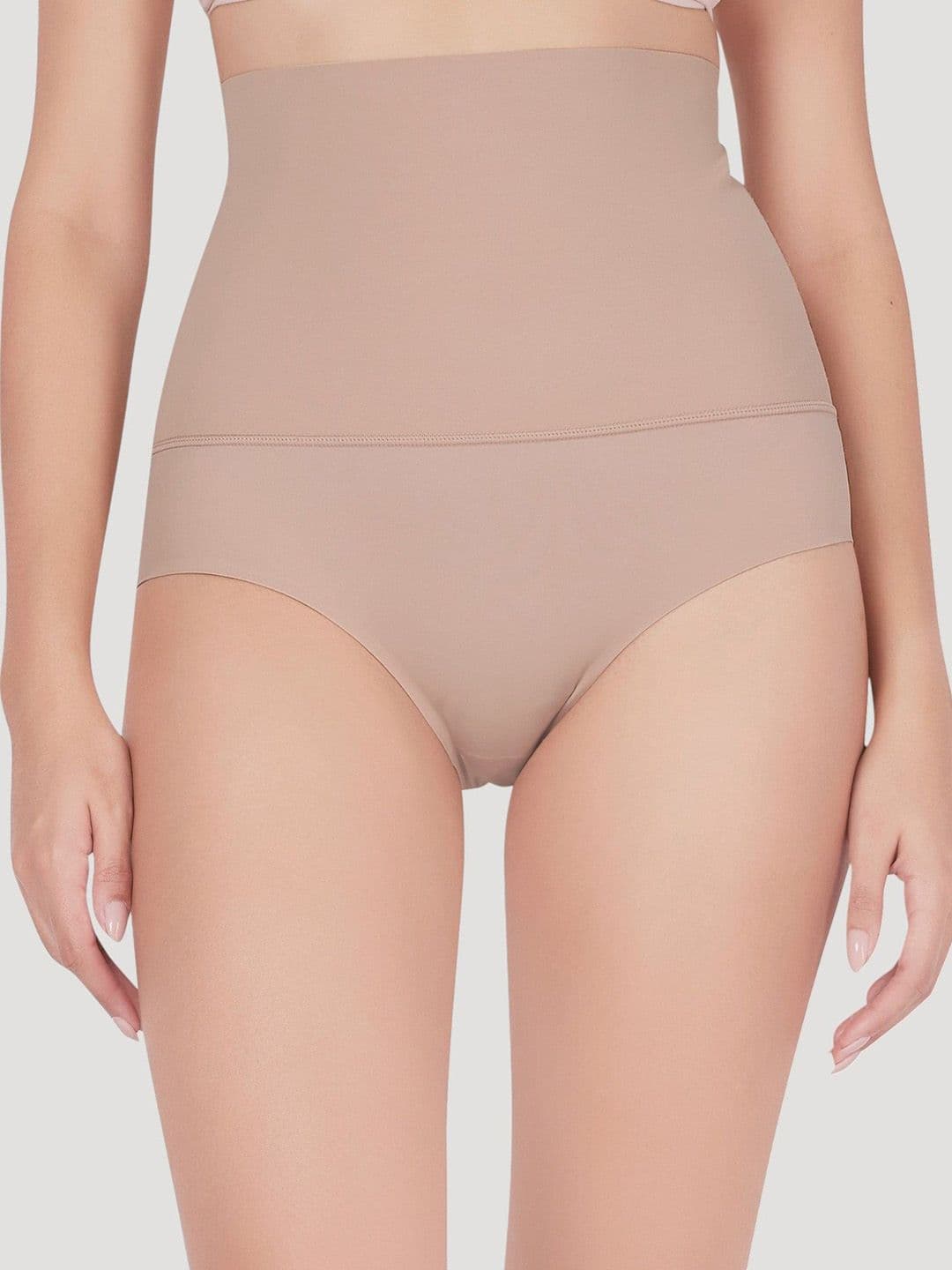 PLUMBURY Women Seamless Highwaist Tummy Tucker Shapewear Panty - view 1