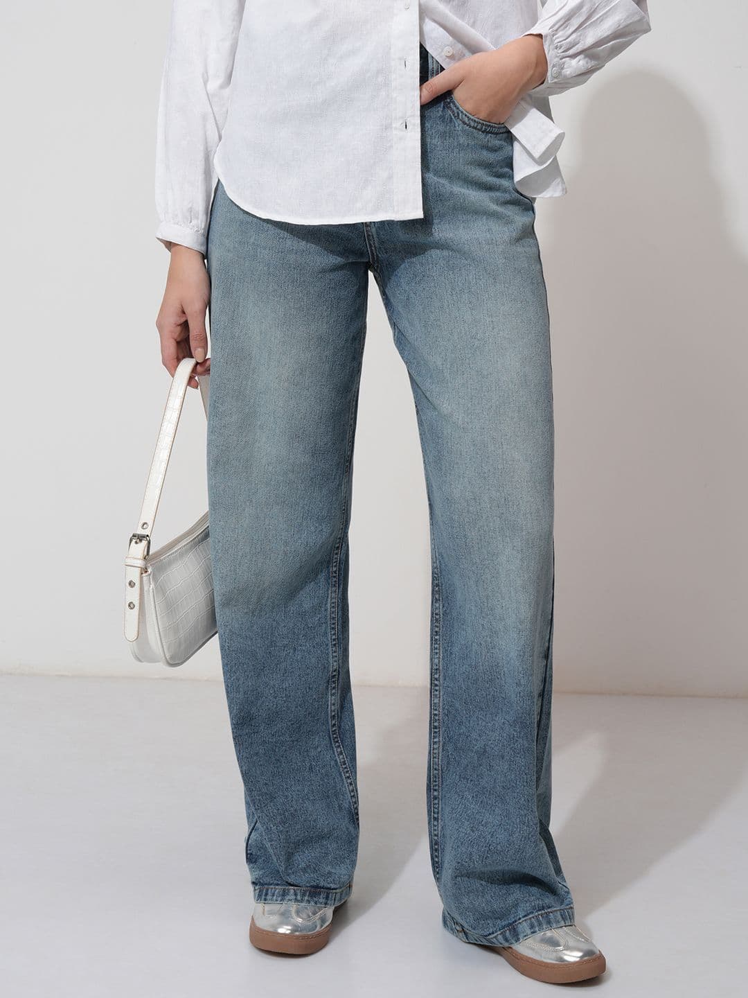 Tokyo Talkies Women High Rise Straight Fit Jeans - view 1