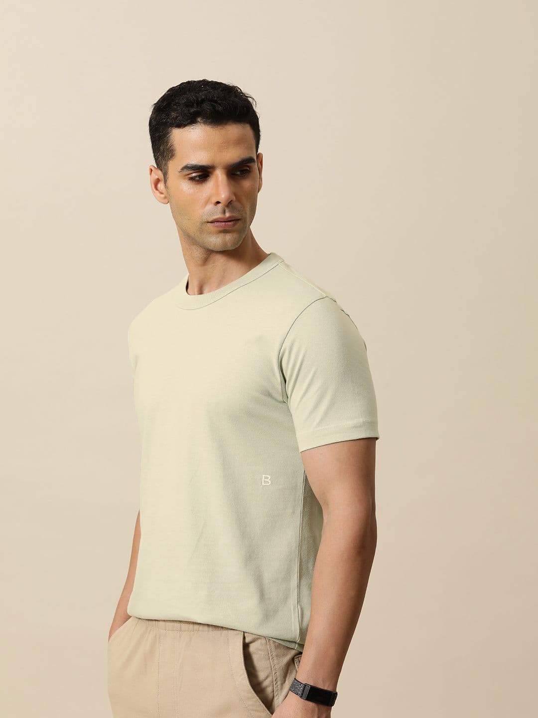 Mr Bowerbird Round Neck Regular Fit T-shirt With a Notebook - view 1