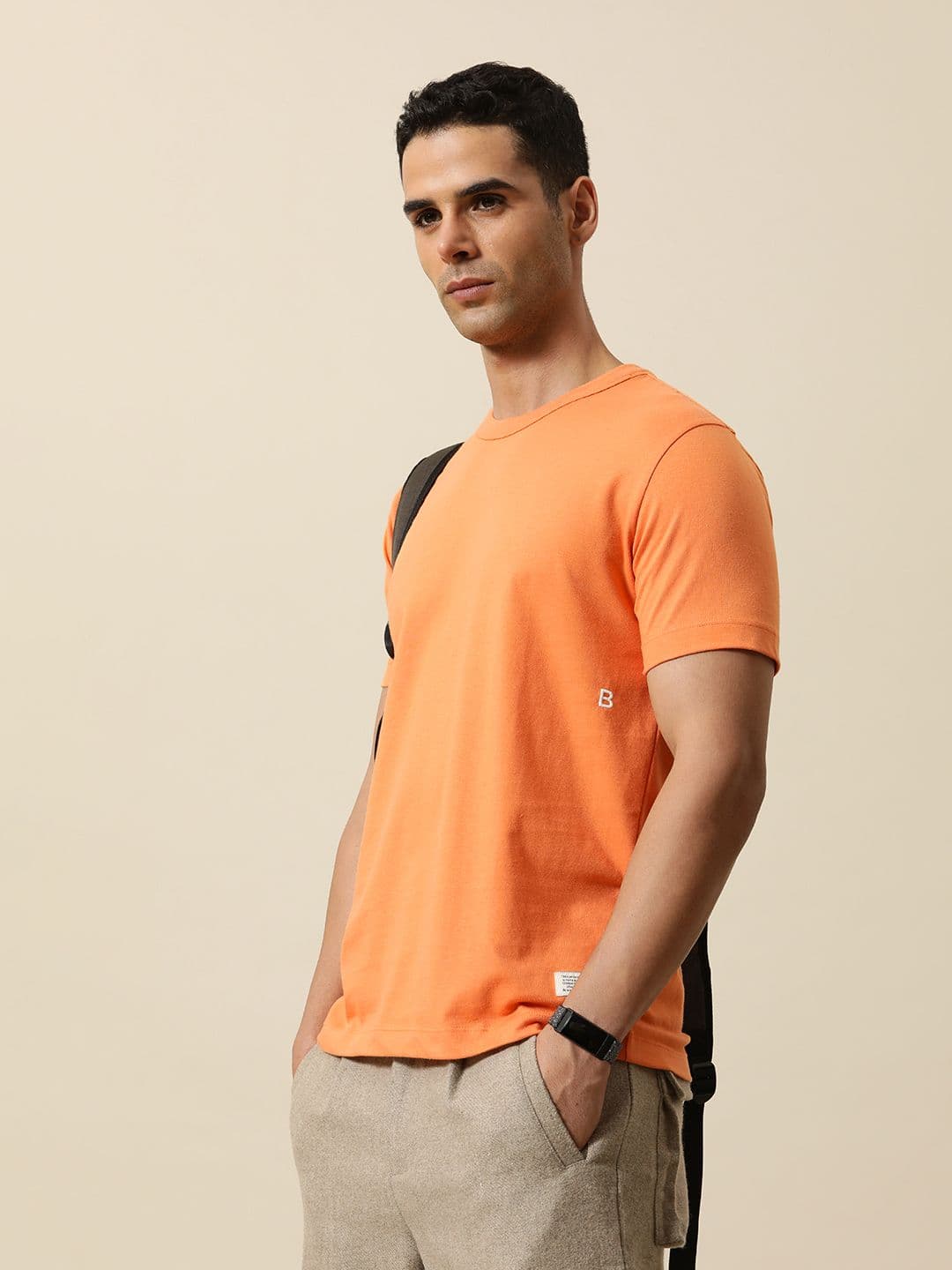 Mr Bowerbird Round Neck Regular Fit T-shirt With a Notebook - view 1