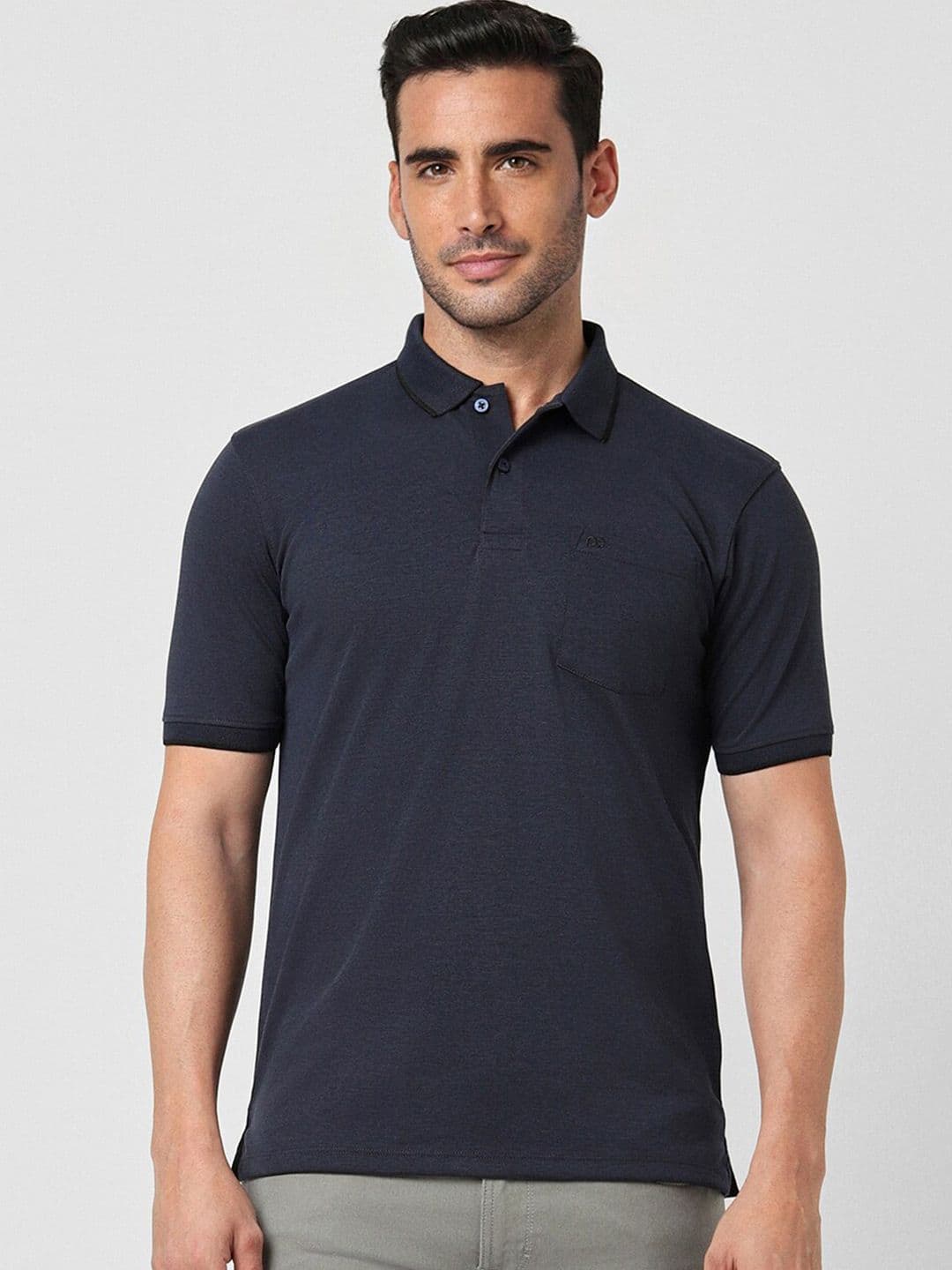 Peter England Polo Collar Casual T-shirt - view 1