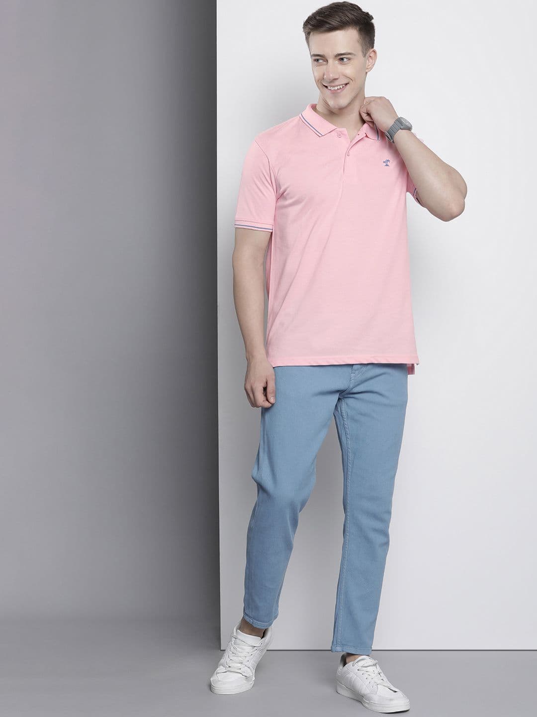 The Indian Garage Co Men Polo Collar T-shirt - view 1