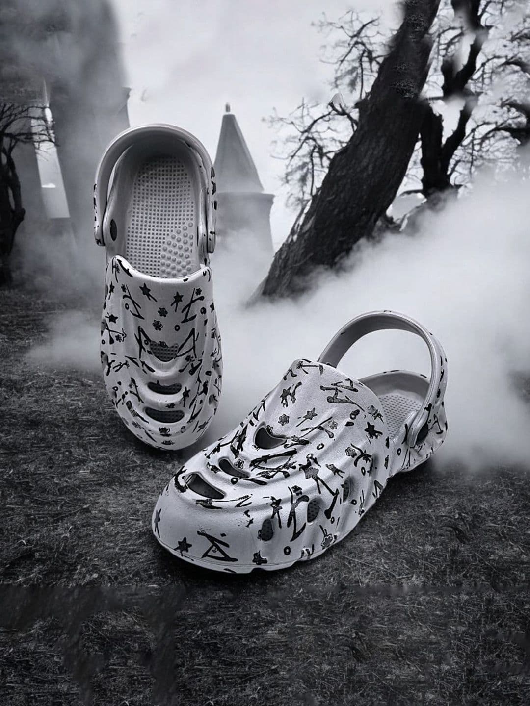 KAPYANSH Men Printed Rubber Clogs - view 1