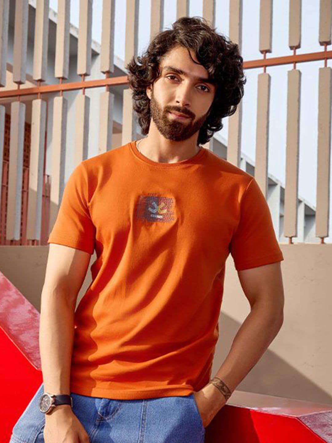 WROGN Men Slim Fit T-shirt - view 1