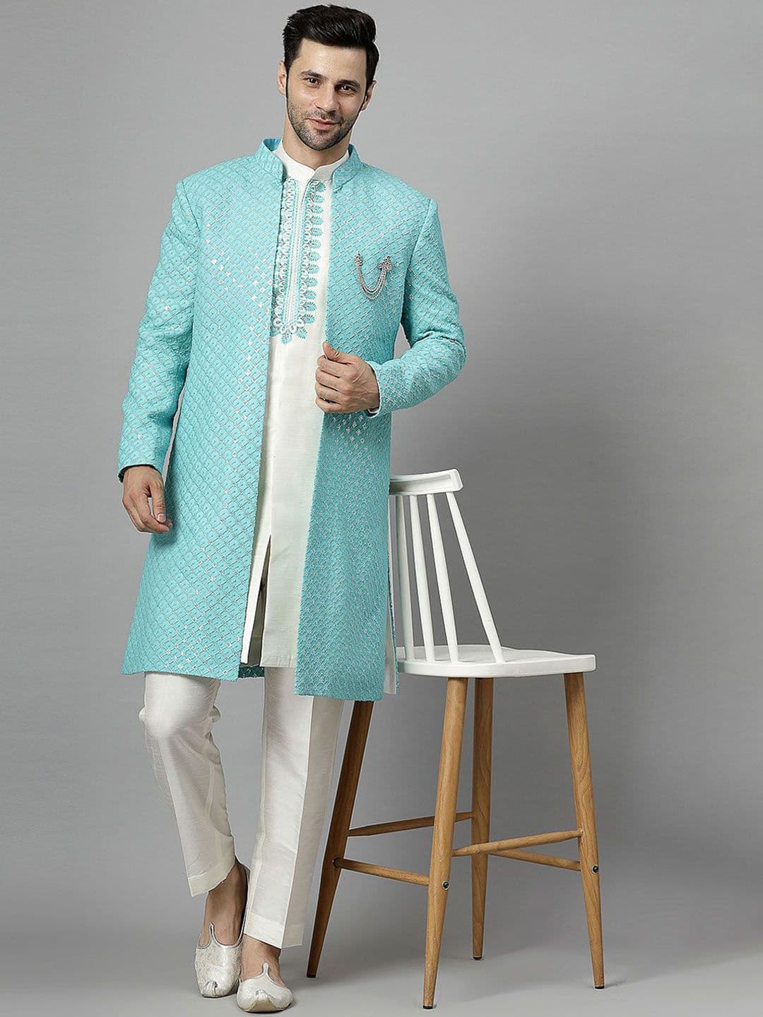 Utsav Fashion Embroidered Sherwani Set - view 1