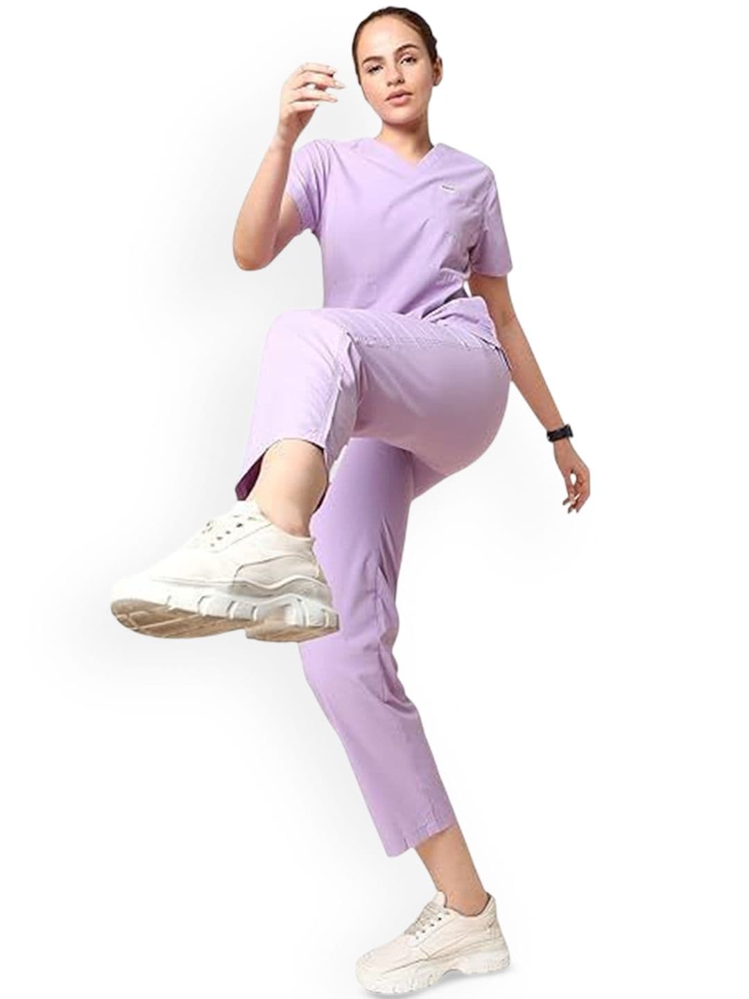KNYA Women Doctor 5-Pocket Scrub Suit - view 1