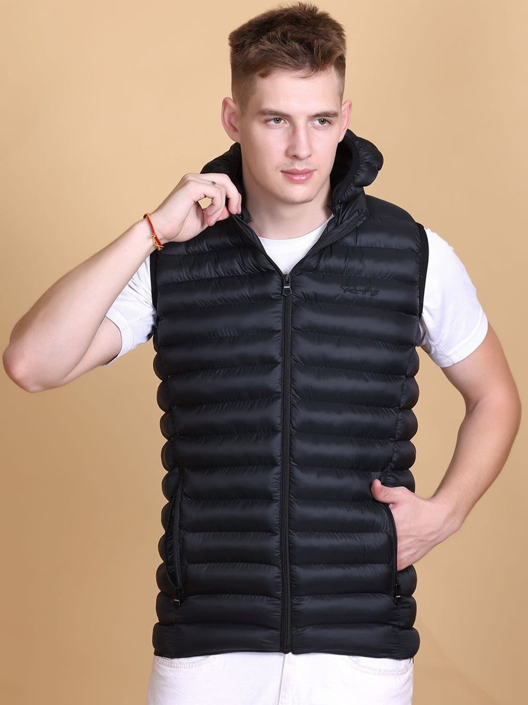 Roadking Men Hooded Solid Casual Puffer Jacket - view 1