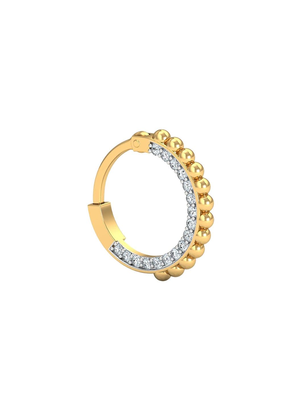 KUBERBOX 14KT Gold Nosepin Diamond -0.51 g - view 1