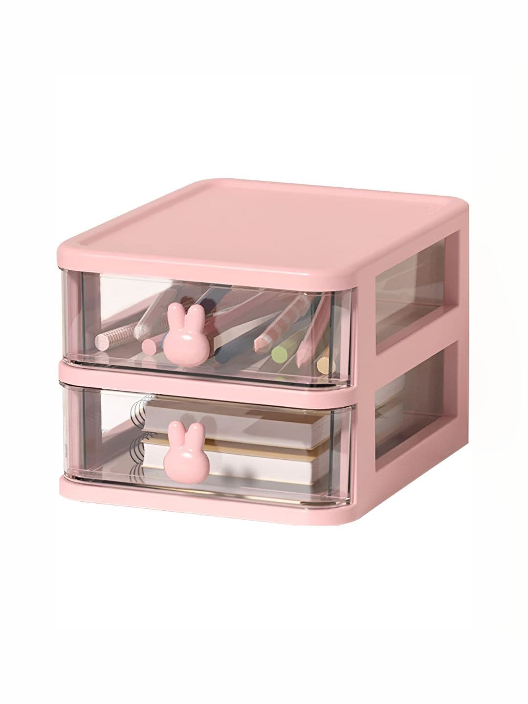 HOUSE OF QUIRK Pink & Transparent Jewellery Organisers - view 1