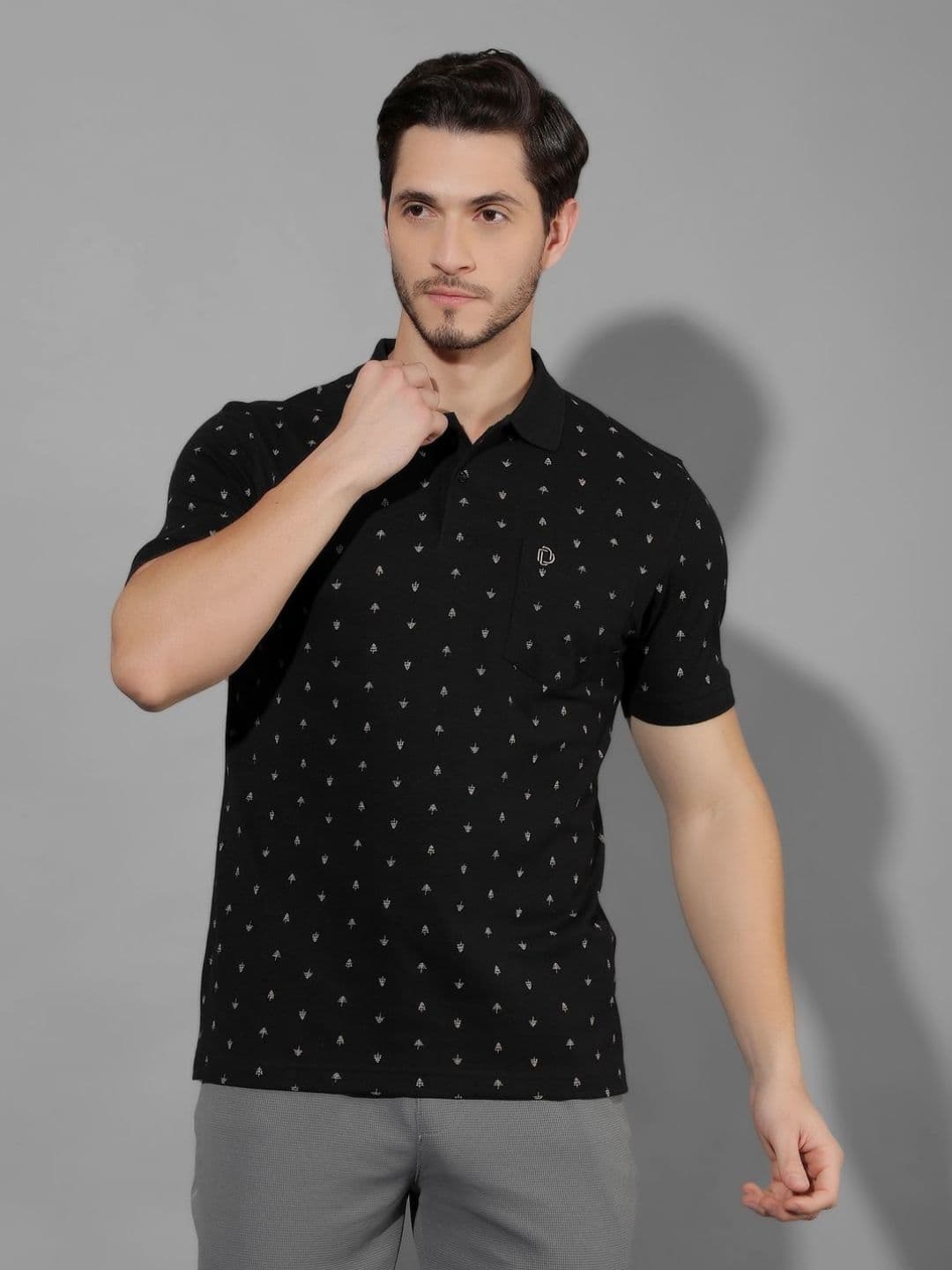 Dollar Men All Over Print Polo Tshirt with Pocket - view 1