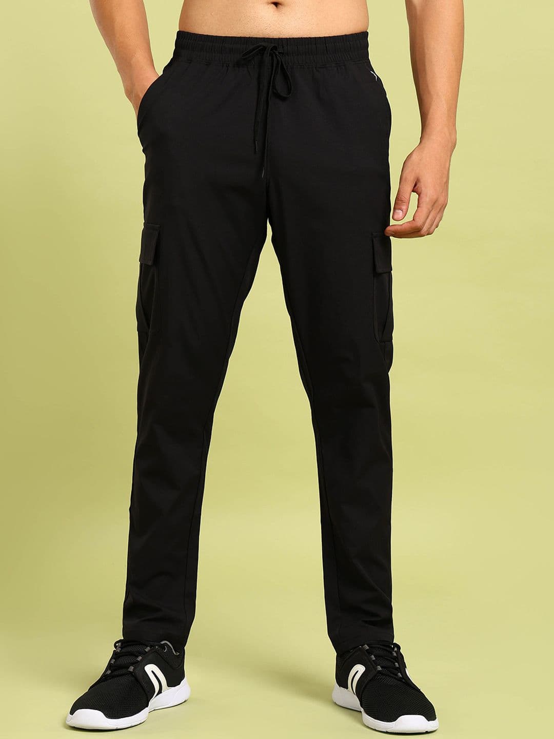Technosport Men Relaxed Straight Leg Slim Fit Wrinkle Free Cargos Trousers - view 1
