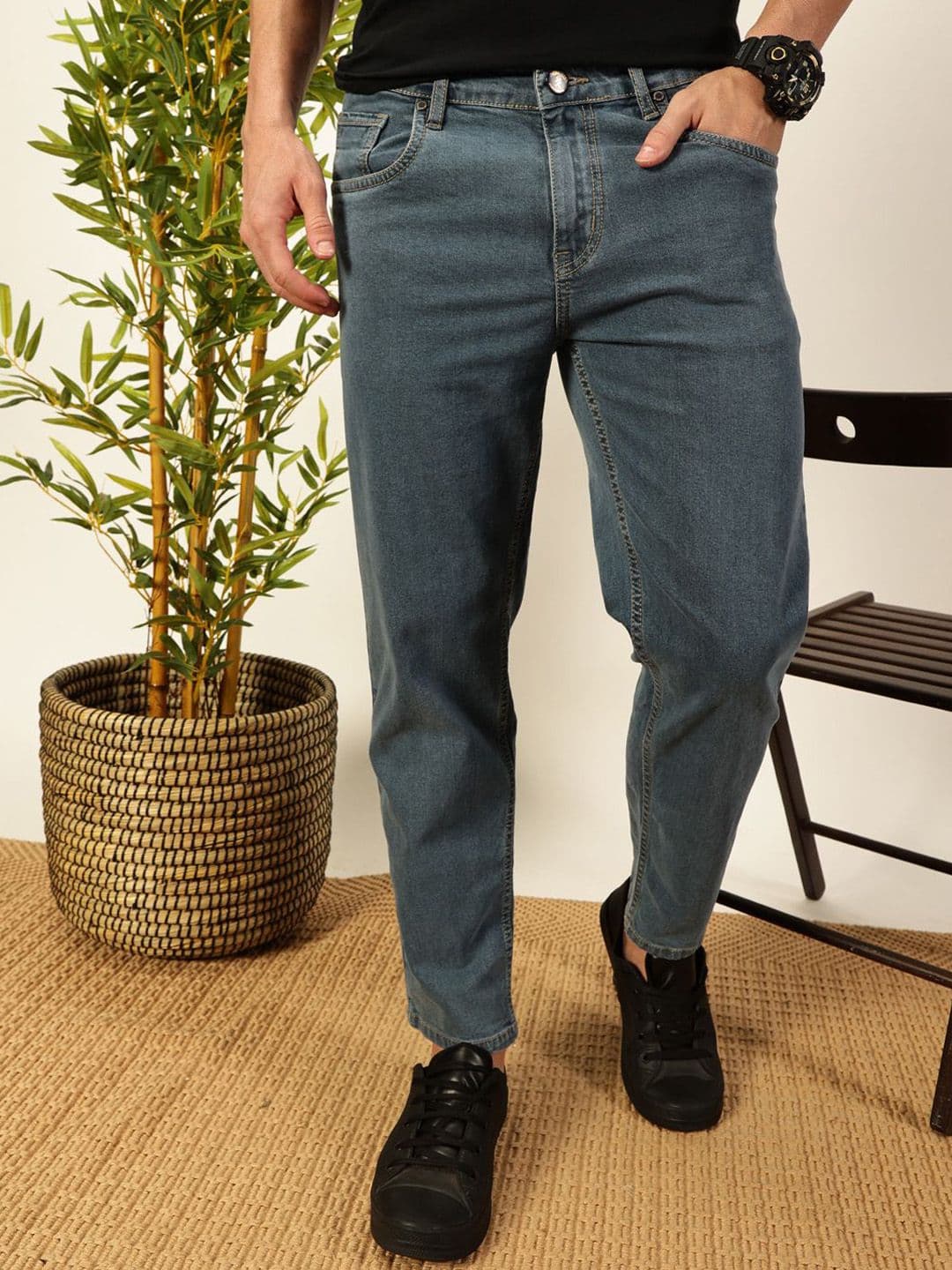 Thomas Scott Men Smart Tapered Fit Jeans - view 1