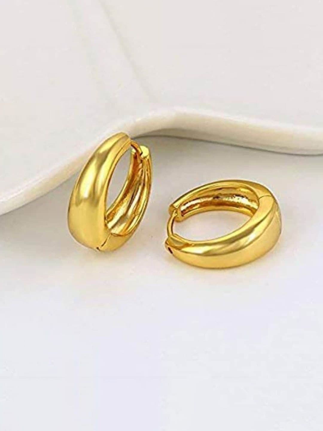 KRENOZ Stainless Steel Circular Hoop Earrings - view 1