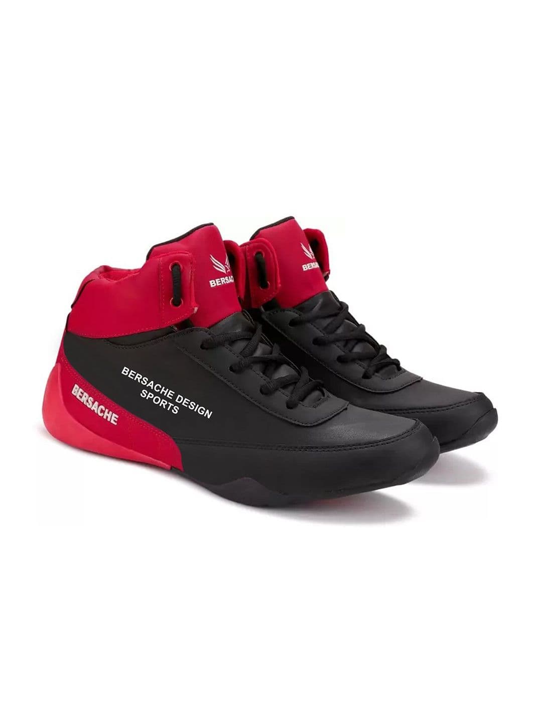 BERSACHE Men Leather Running Non-Marking Shoes - view 1