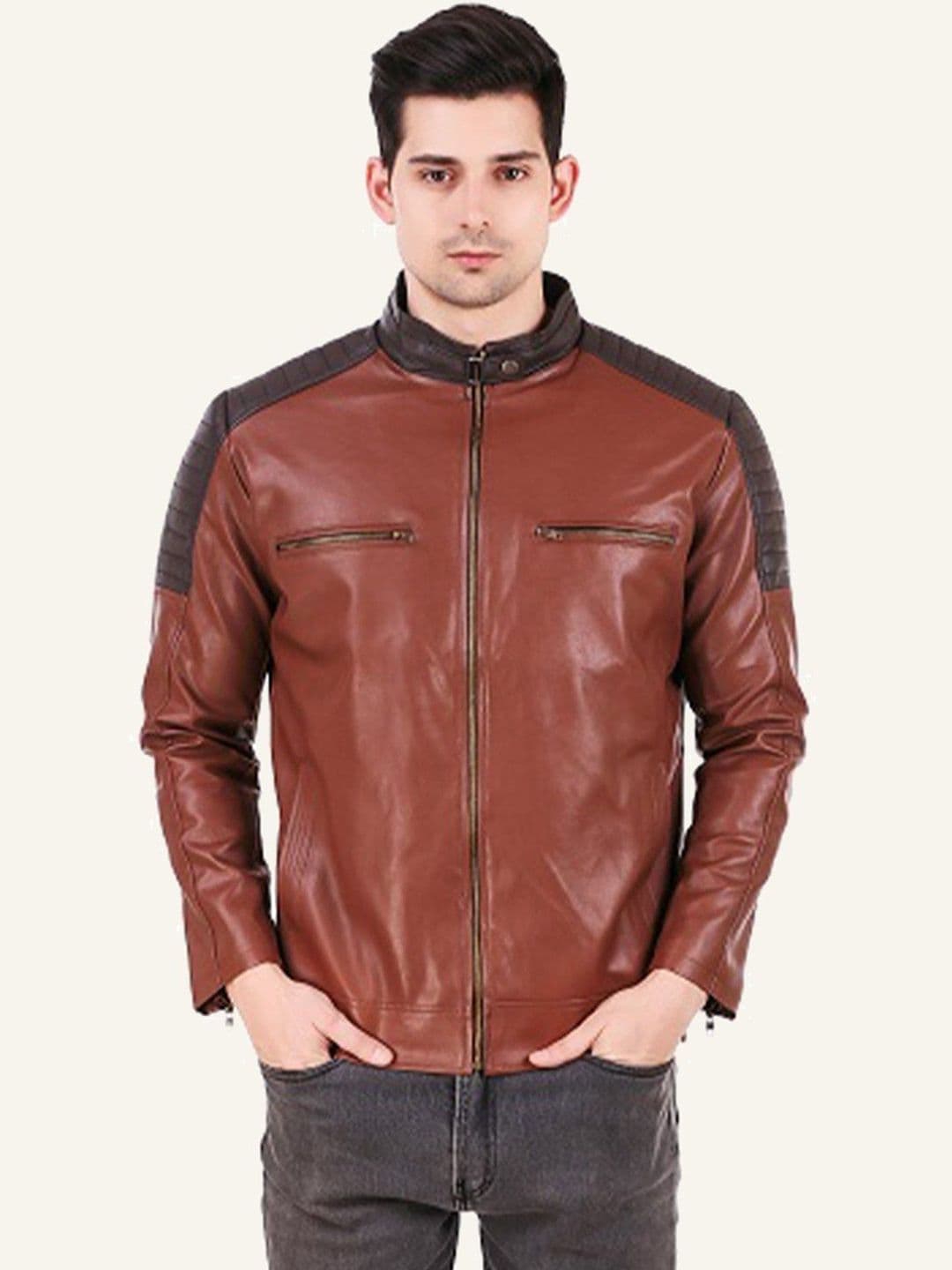 Leather Retail Men Biker Jacket - view 1