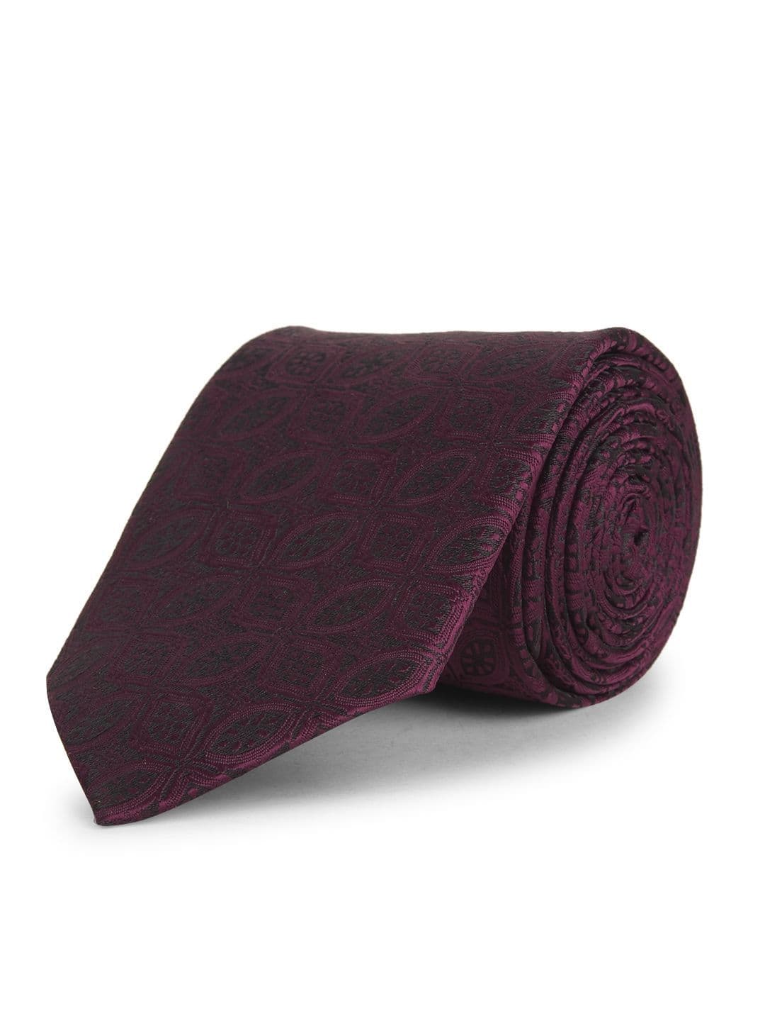 Cazzano Men Woven Design Skinny Tie - view 1