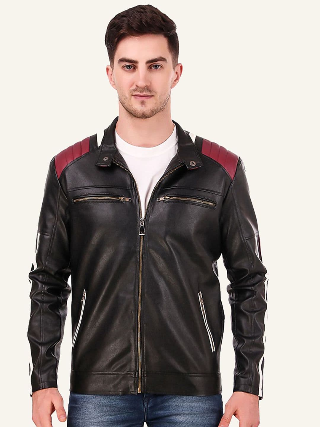 Leather Retail Men Biker Jacket - view 1