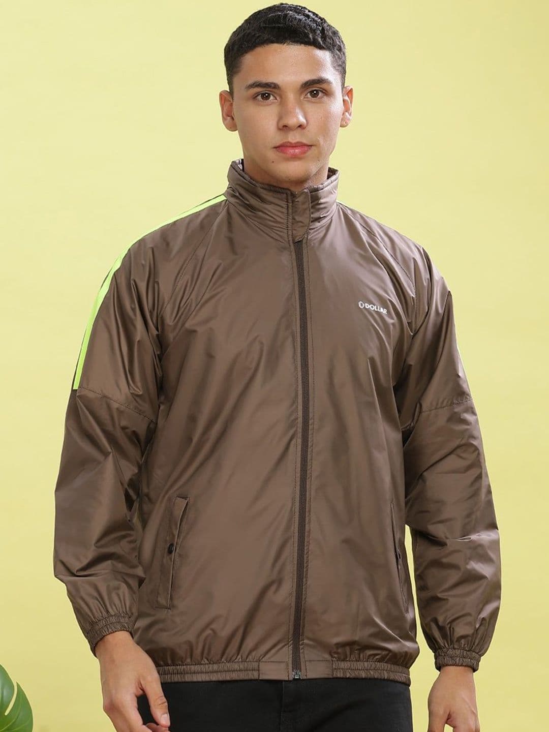 Dollar Men Colourblock Light Weight Windcheater with UV Protection and Pocket - view 1