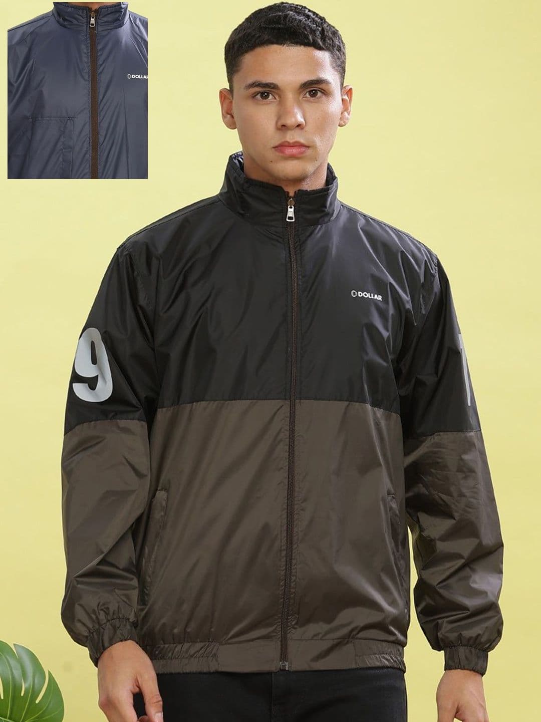 Dollar Men Reversable Light Weight Windcheater Jacket with UV Protection and Pockets - view 1