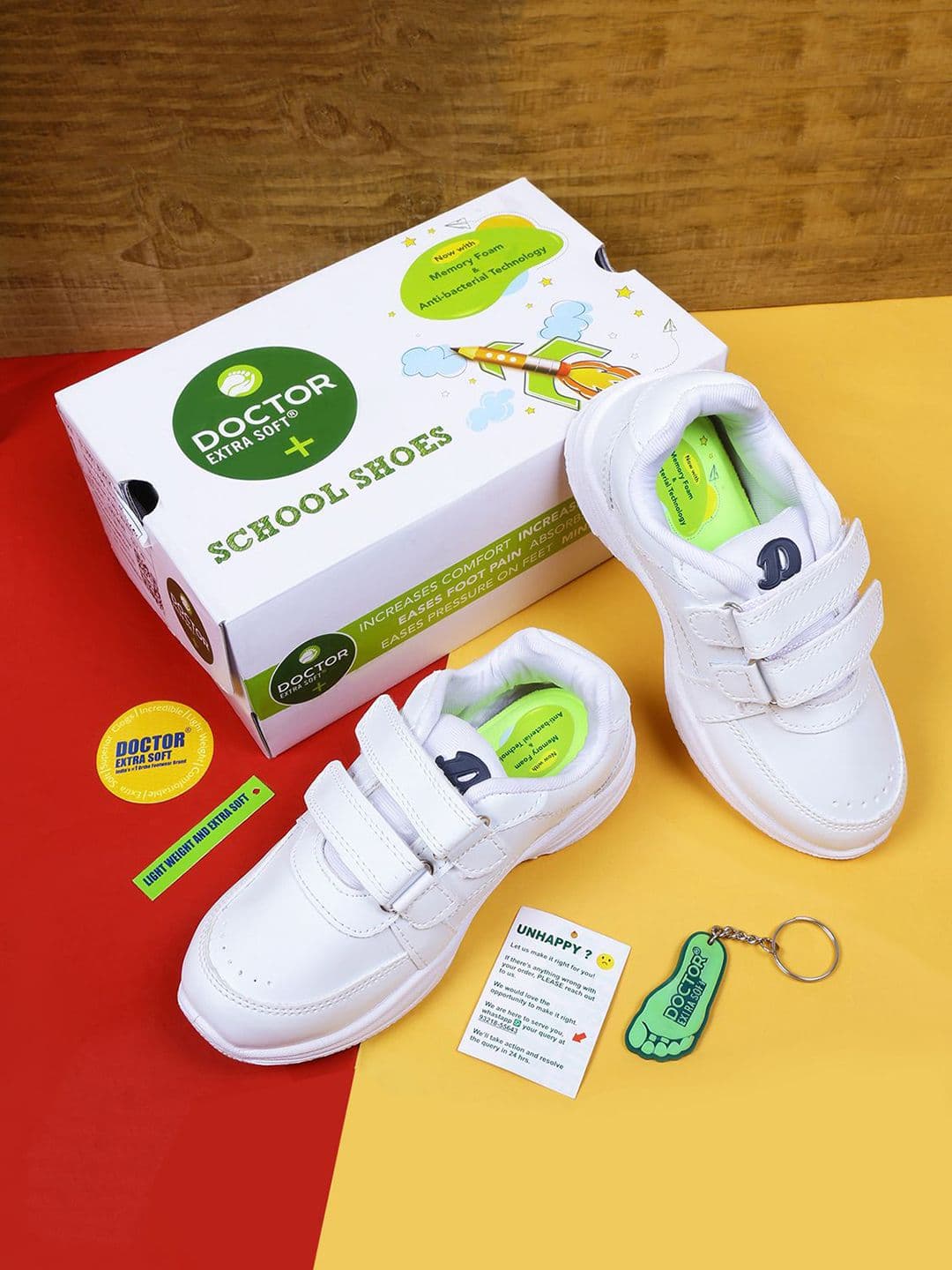 DOCTOR EXTRA SOFT Unisex Kids PU Slip-On Sneakers - view 1