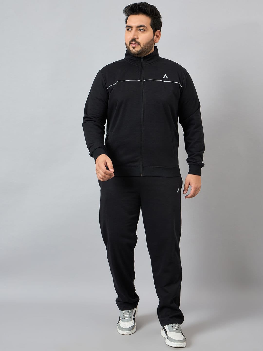 AUSTIVO Men Plus Size Mock Collar Tracksuit - view 1