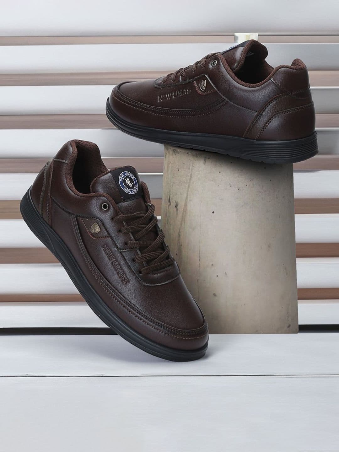 NEW LIMITS Men Round Toe Lace-Ups Sneakers - view 1