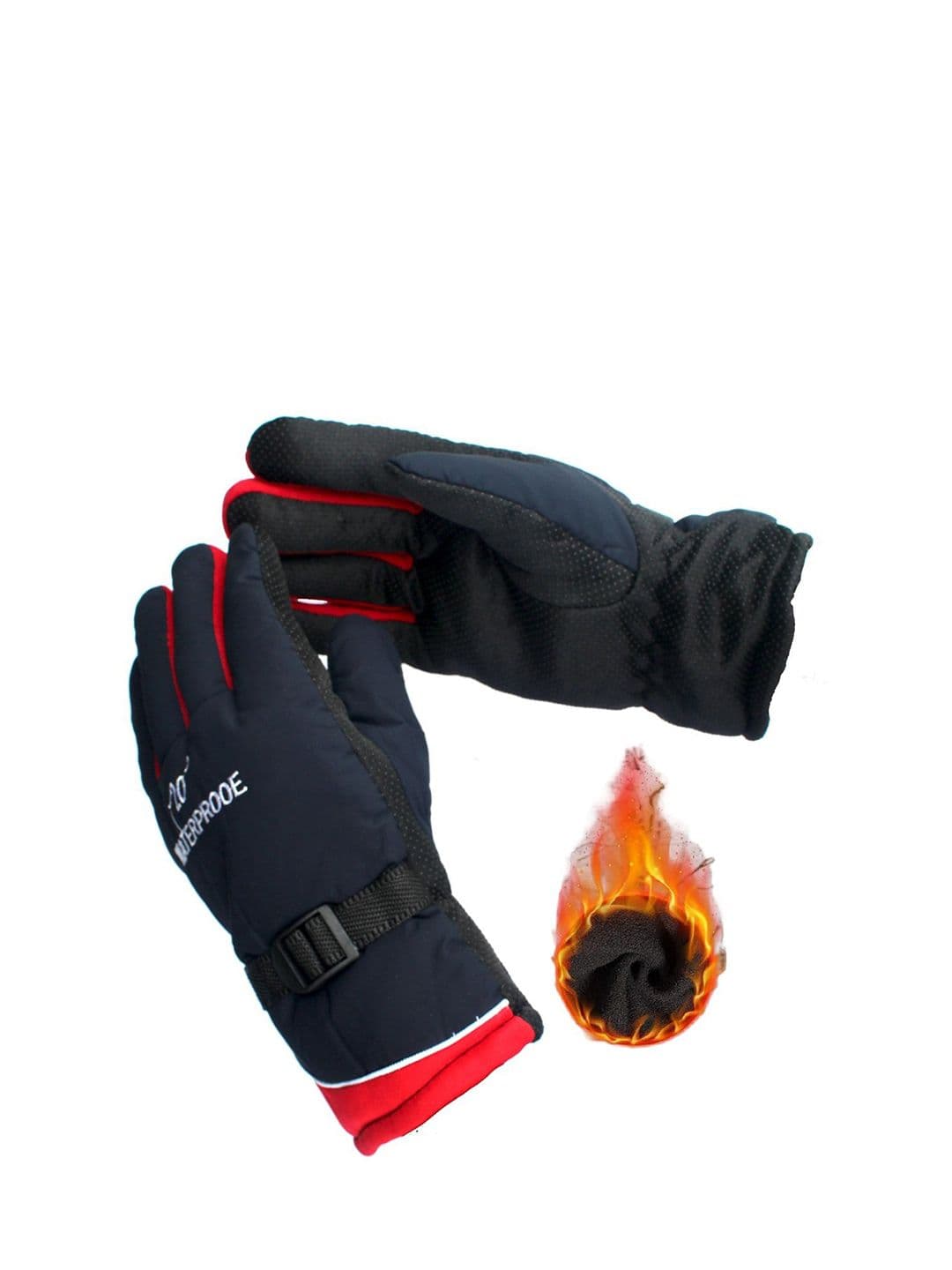 Alexvyan Men Protective Snow & Wind Proof Thermal Riding Winter Warm & Soft Gloves - view 1
