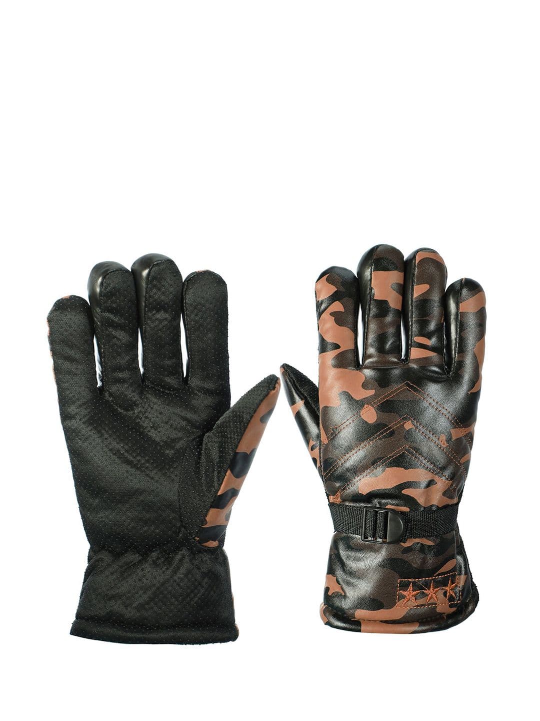 Alexvyan Men Protective Snow & Wind Proof Thermal Riding Winter Warm & Soft Gloves - view 1