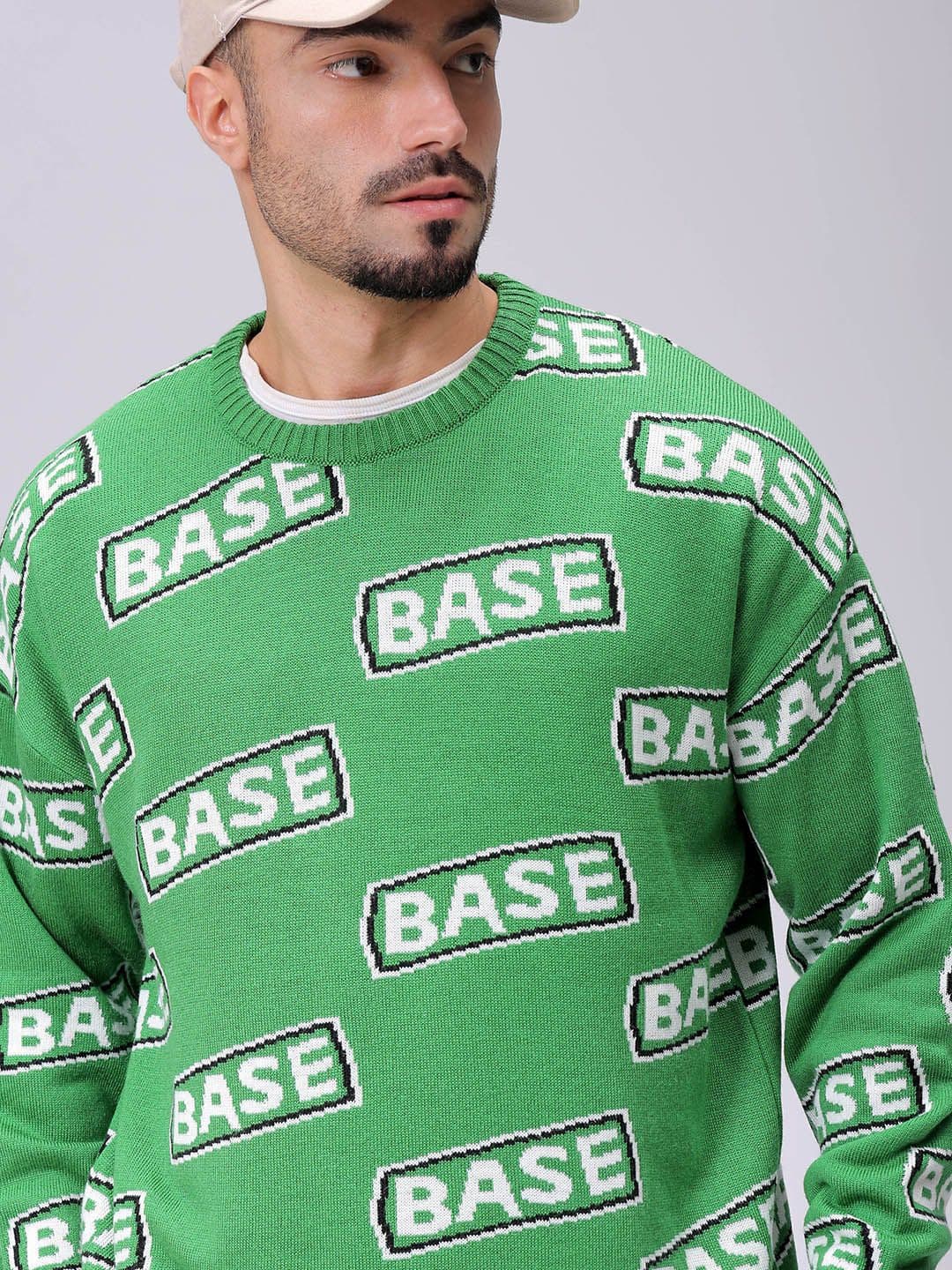 The Indian Garage Co Men Typography Longline Pullover - view 1