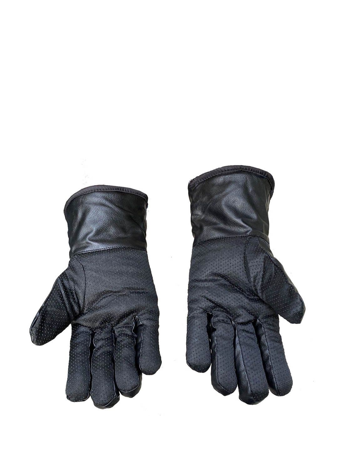 Alexvyan Men Protective Snow & Wind Proof Fur-Inside Thermal Riding Winter Soft Gloves - view 1