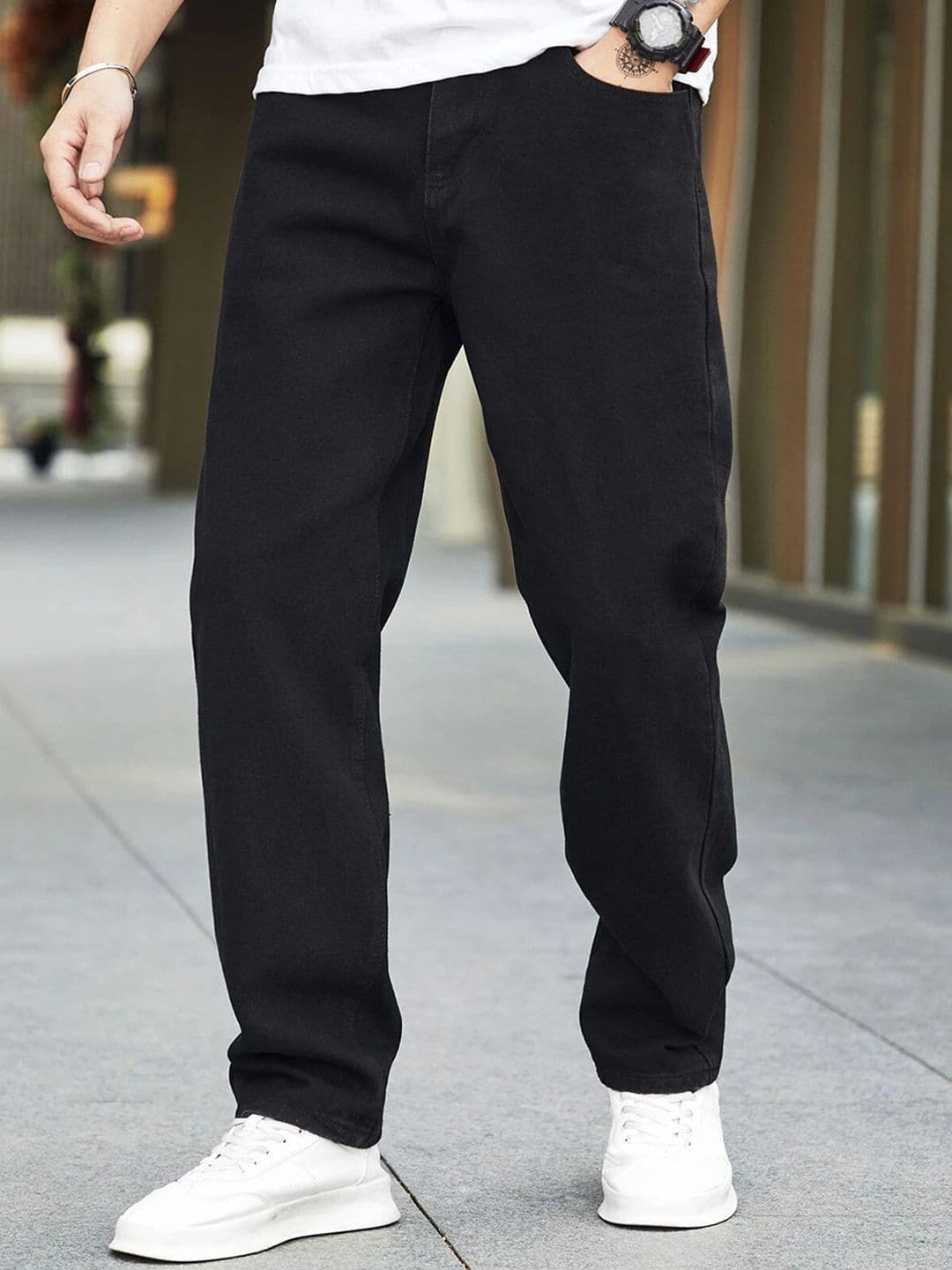 DENIMLOOK Men Baggy Loose Fit Stretchable Jeans - view 1
