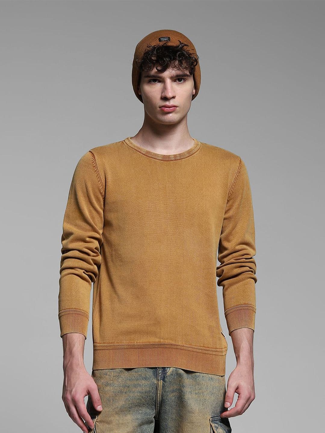 Jack & Jones Men Cotton Round Neck Pullover Sweatshirt - view 1