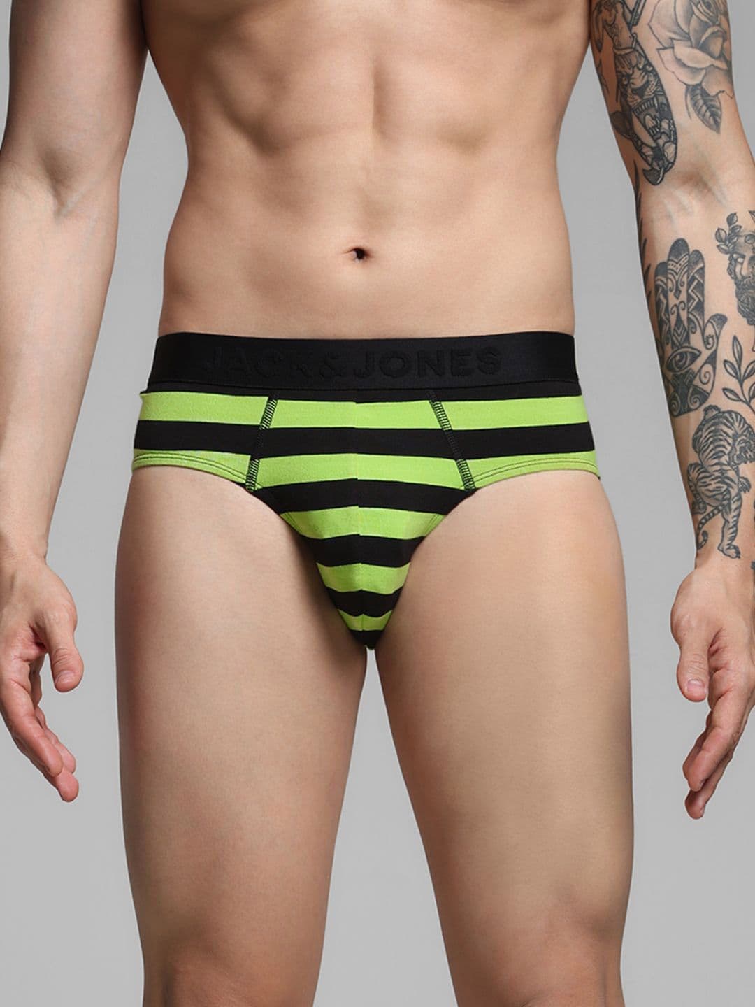 Jack & Jones Striped Mid-Rise Basic Brief 9013156001 - view 1