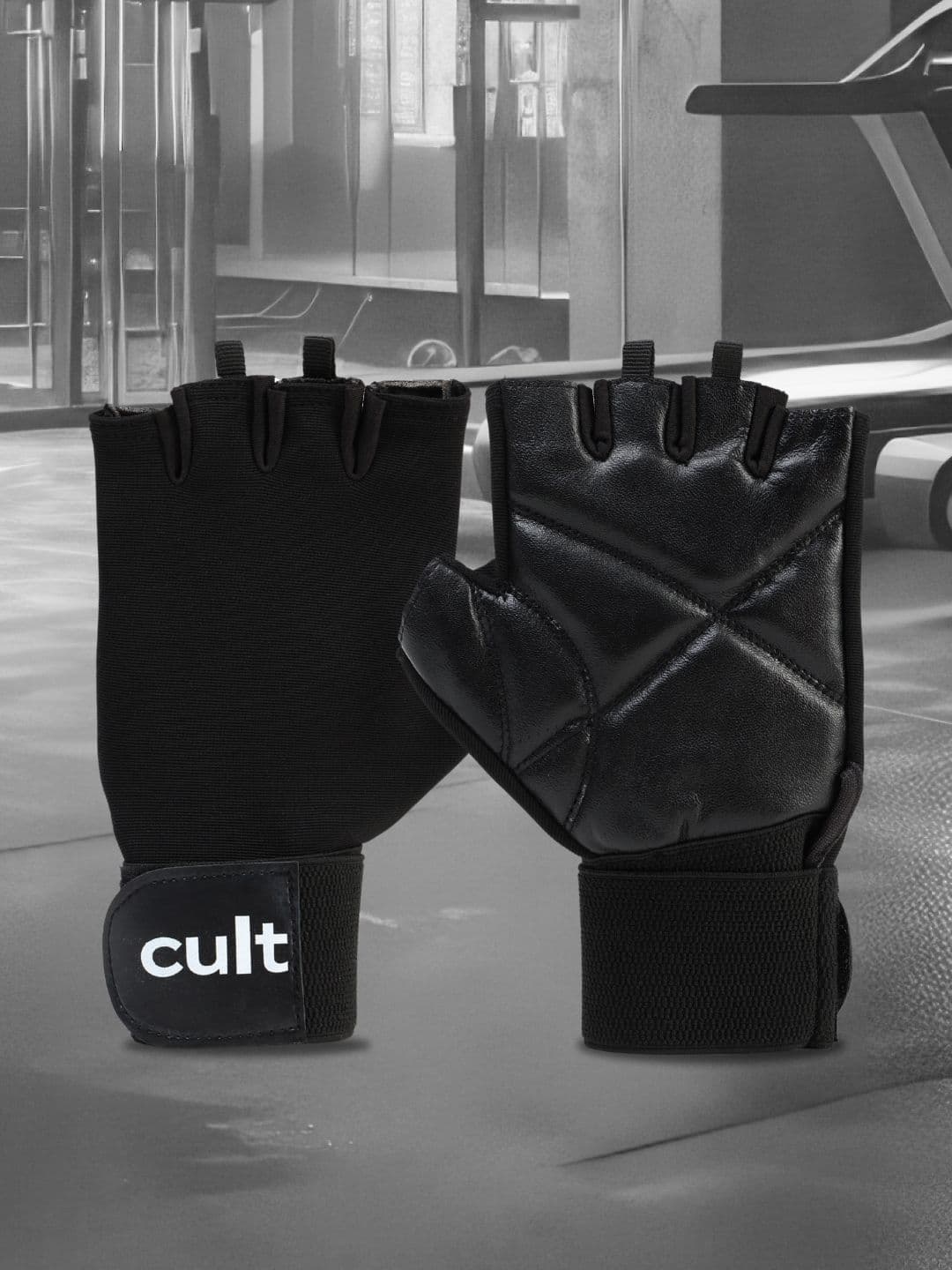 CULT Unisex Leather Gym Gloves for Sports & Training - view 1