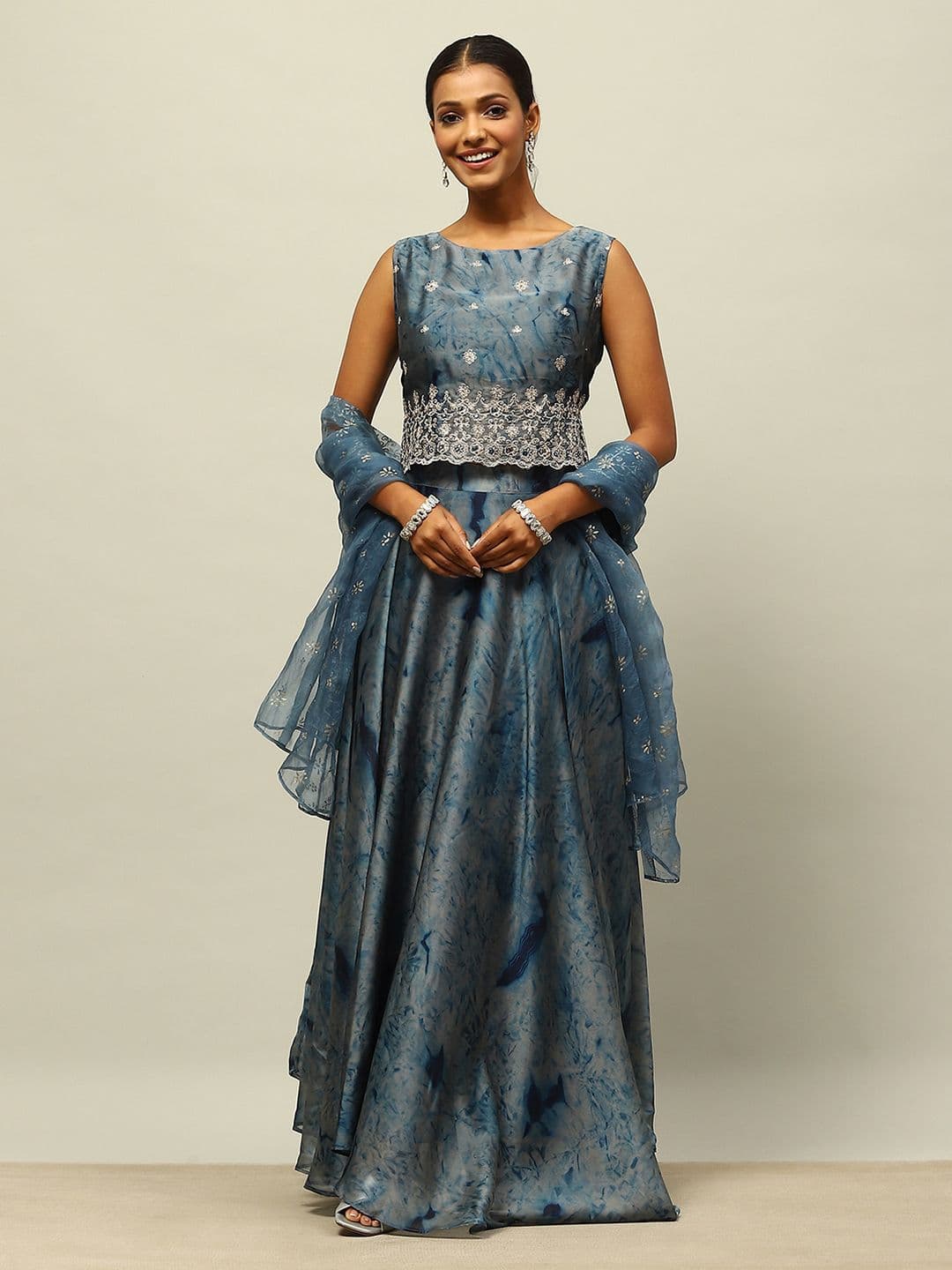 Rangriti Printed Ready to Wear Lehenga & - view 1