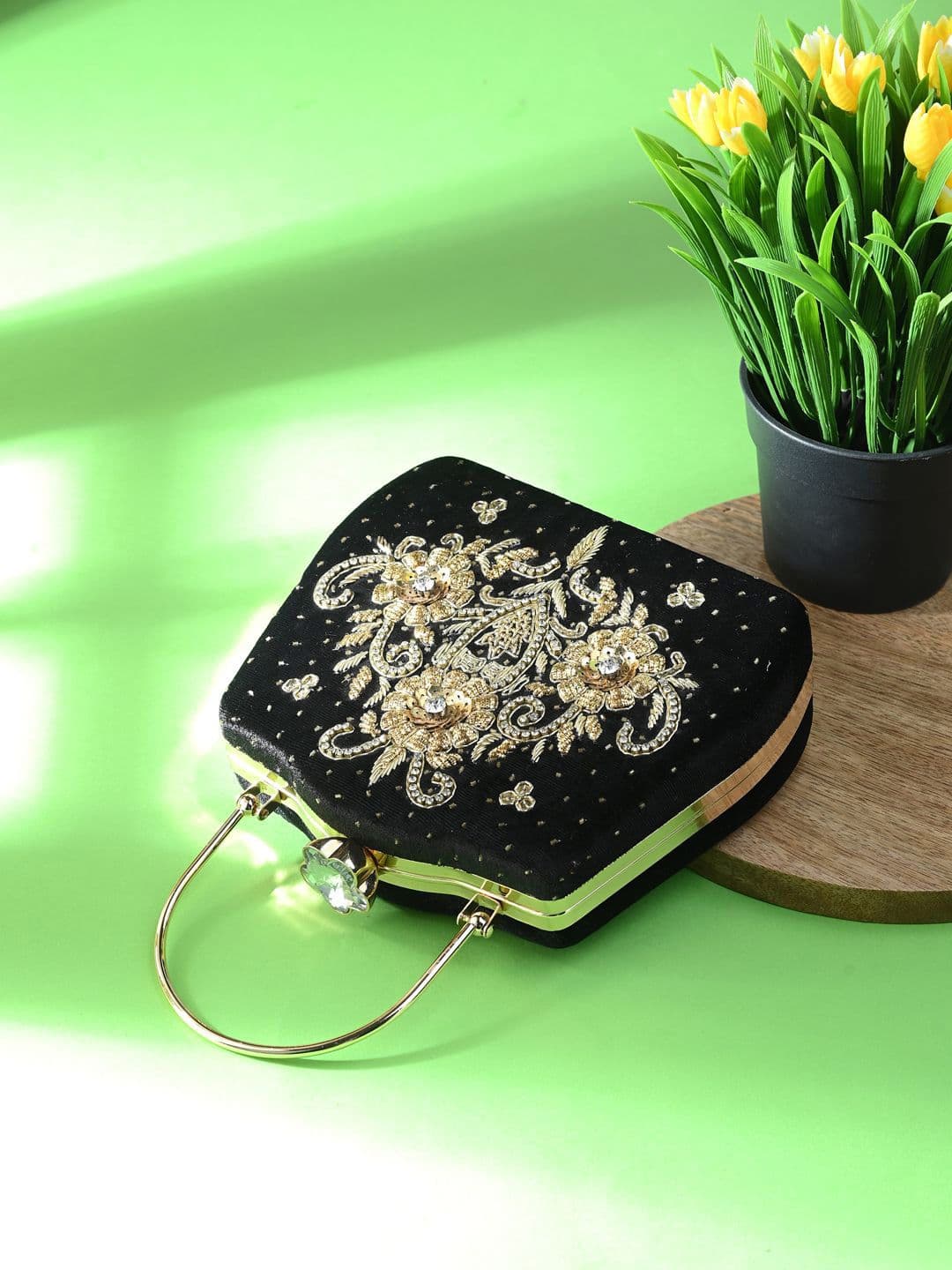 Anouk Embellished Box Clutch - view 1