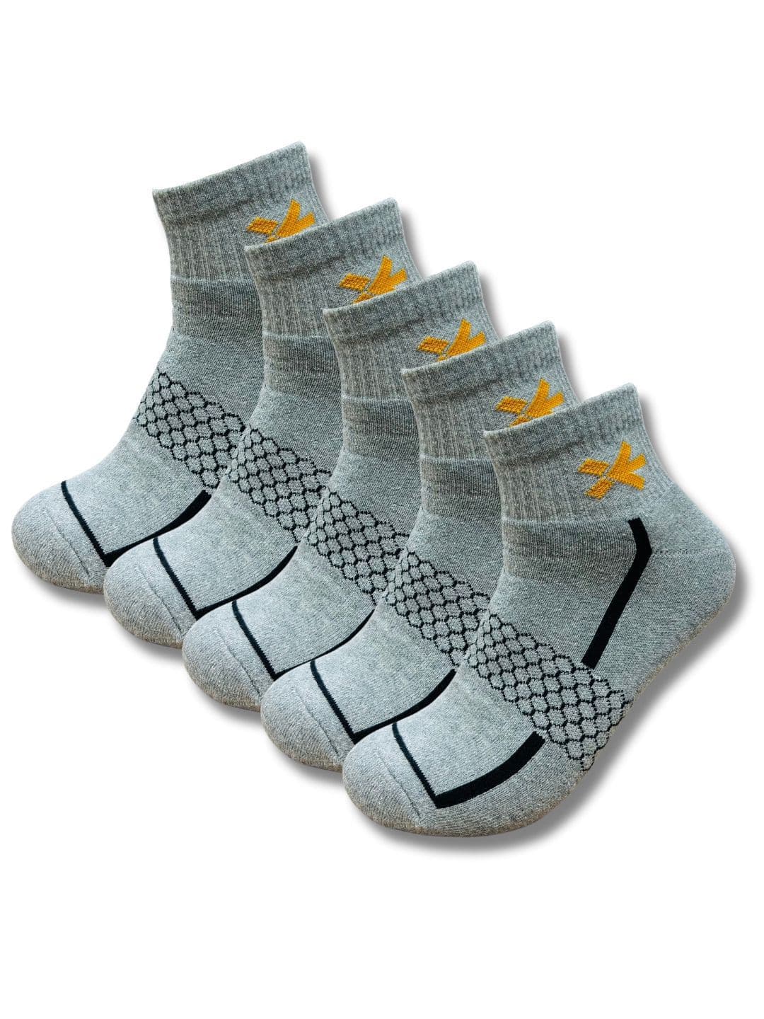 WROGN Unisex Pack Of 5 Patterned Ankle-Length Socks - view 1