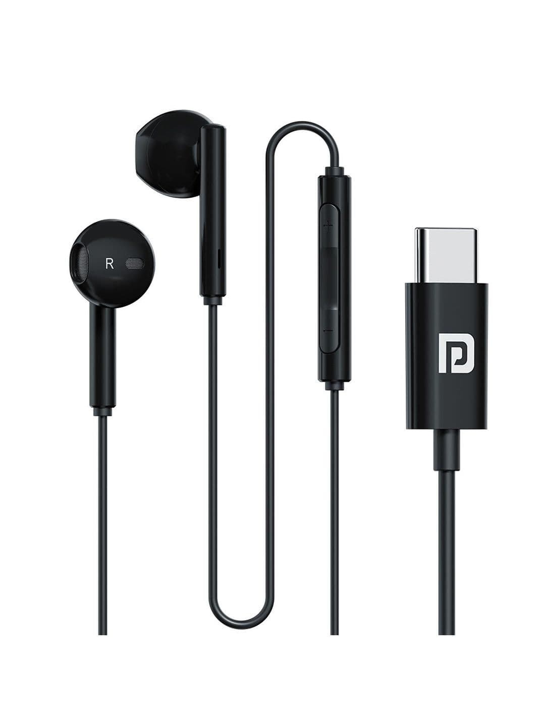 Portronics Ear Type C Wired Earphones With HD Mic Headphones - view 1