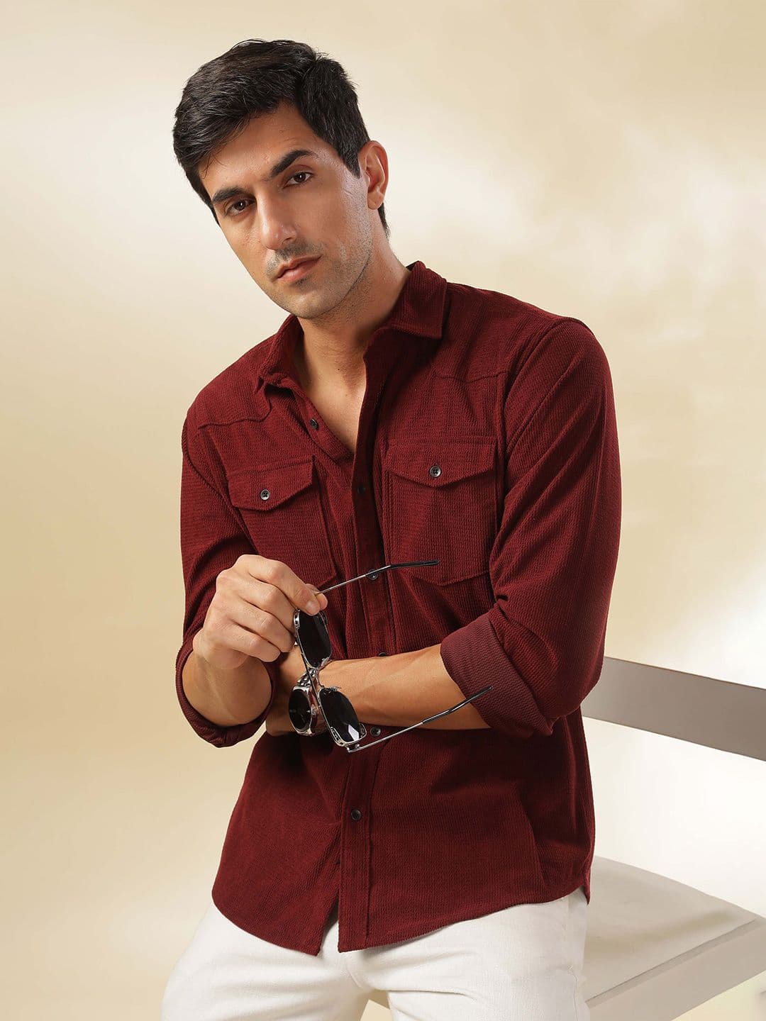 HERE&NOW Men Opaque Casual Shirt - view 1