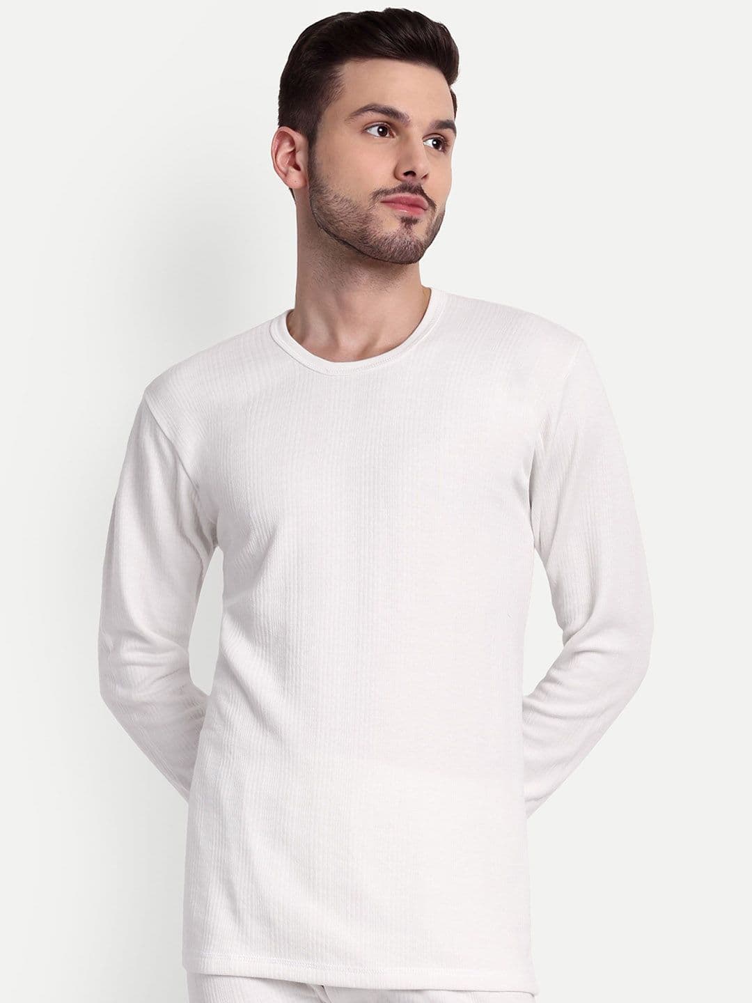ZEFFIT Round Neck Cotton Thermal Top - view 1